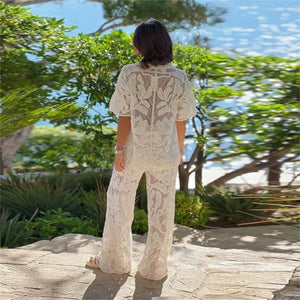 Conjunto elegante Serenity de encaje