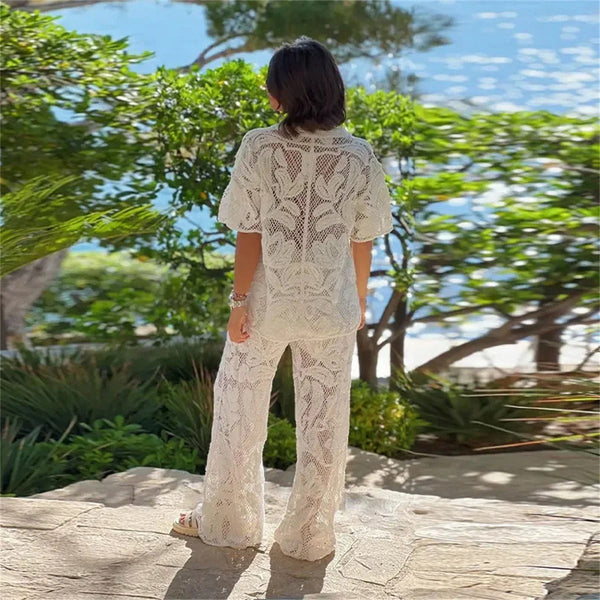 Conjunto elegante Serenity de encaje