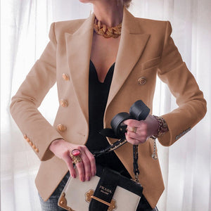 Women's Tailored Double-Breasted Blazer