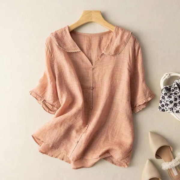 Relaxed Fit Summer Blouse Women