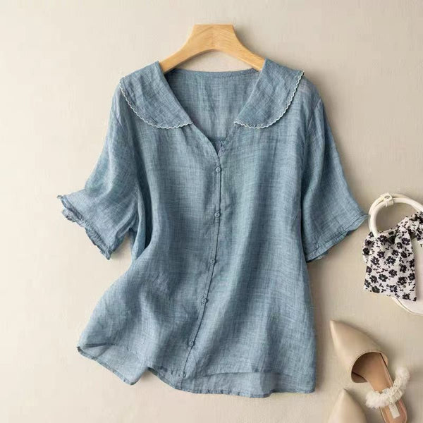 Relaxed Fit Summer Blouse Women