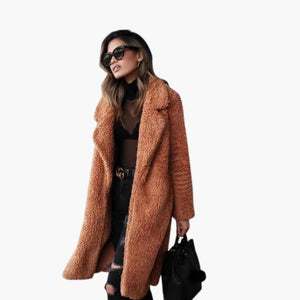 Women Casual Long Coat Soft Comfort Fit Design
