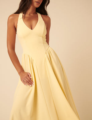 Women’s Sleeveless Flowy V-Neck Maxi Dress