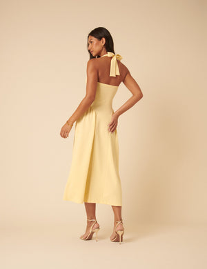 Women’s Sleeveless Flowy V-Neck Maxi Dress