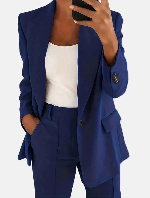 Chic Tailored Blazer and Pants Set