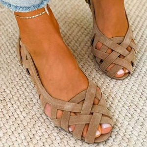 Women’s Braided Open-Toe Summer Sandals