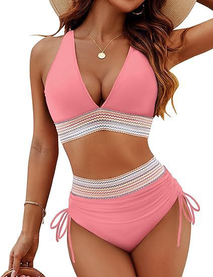 Women’s High-Waisted Two-Piece Bikini Set
