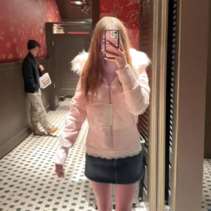Women’s Cropped Hooded Puffer Jacket