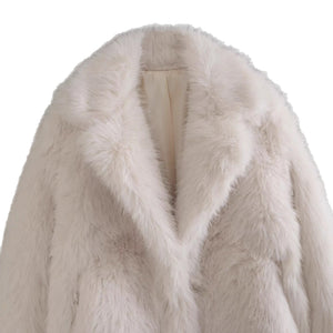Women's Luxe Plush Faux Fur Jacket