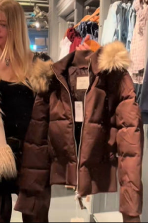 Women’s Cropped Hooded Puffer Jacket