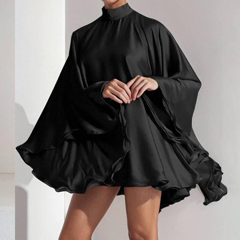 Elegant Puff Sleeve Mini Dress
