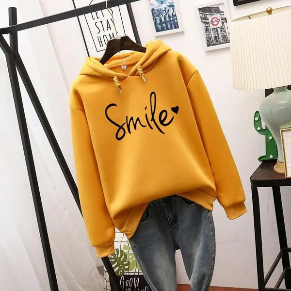 Women's Smile-Love Hoodie Relaxed Fit