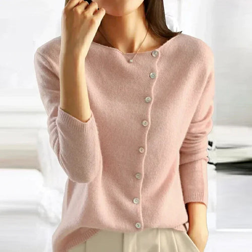 Women's Lightweight Button-Up Knit Cardigan