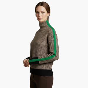 Women’s Striped Crew Neck Knit Sweater