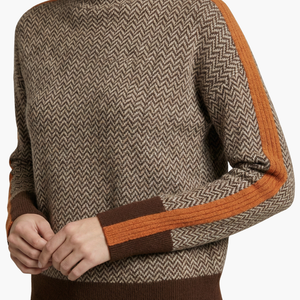 Women’s Striped Crew Neck Knit Sweater