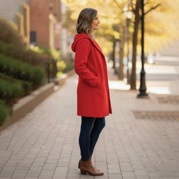 Cozy Oversized Hooded Coat for Women