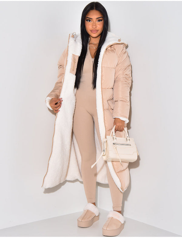 Reversible Women's Winter Jacket Insulated