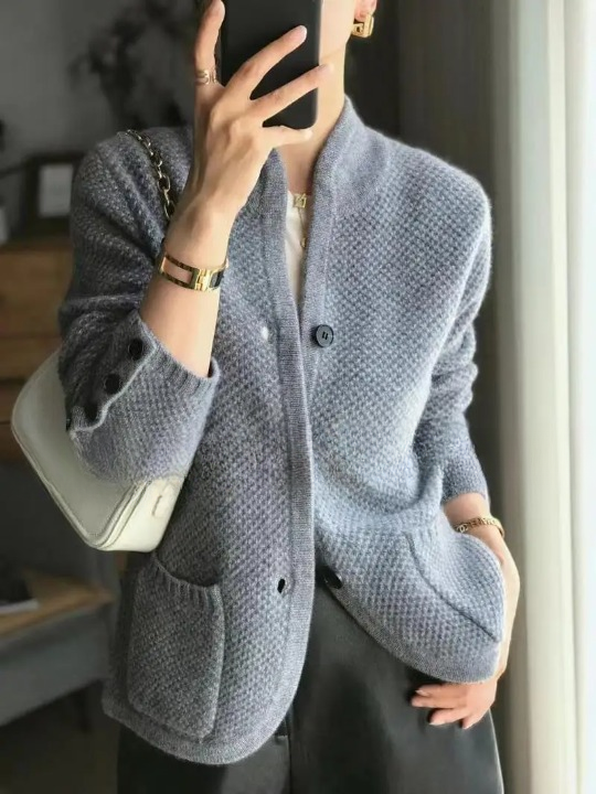 Elegant Button-Front Cardigan