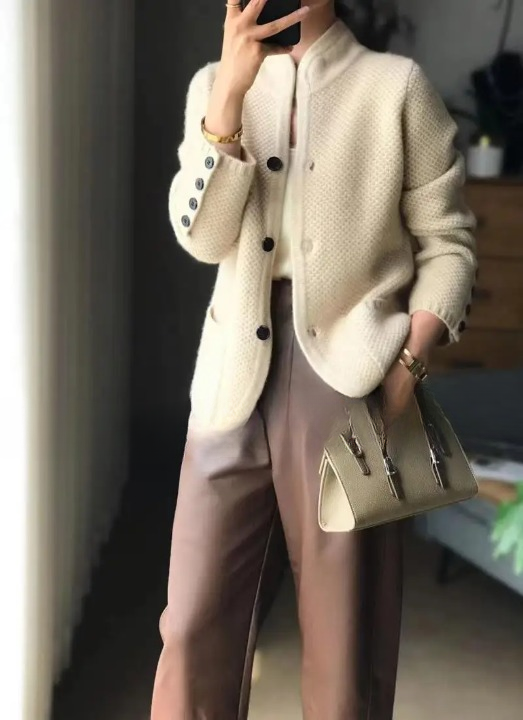 Elegant Button-Front Cardigan