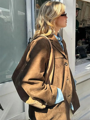 Blazer oversize casual para mujer