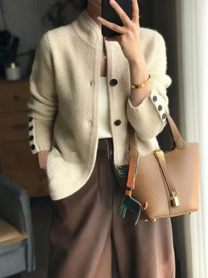Elegant Button-Front Cardigan