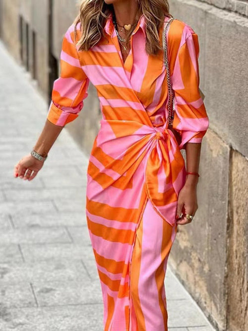 Vestido de verano floral vibrante - elegante y cómodo