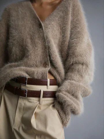 Women’s Soft Knit Button Cardigan Sweater
