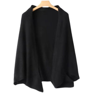 Relaxed Fit Draped Cardigan