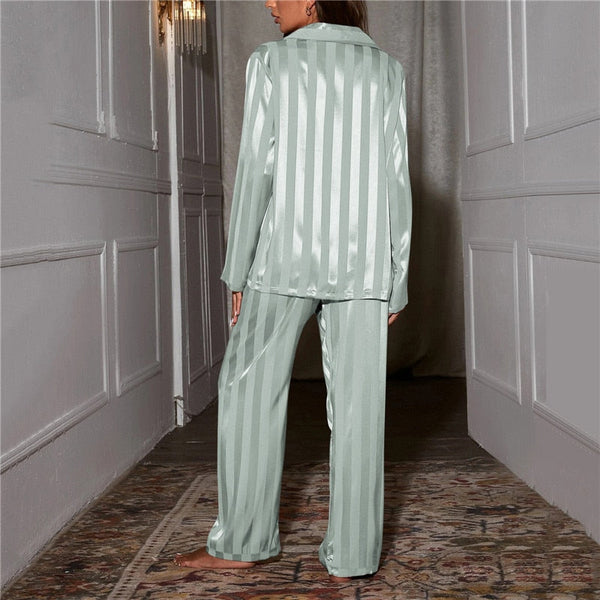 Women's Luxe Stripe Pajama Set