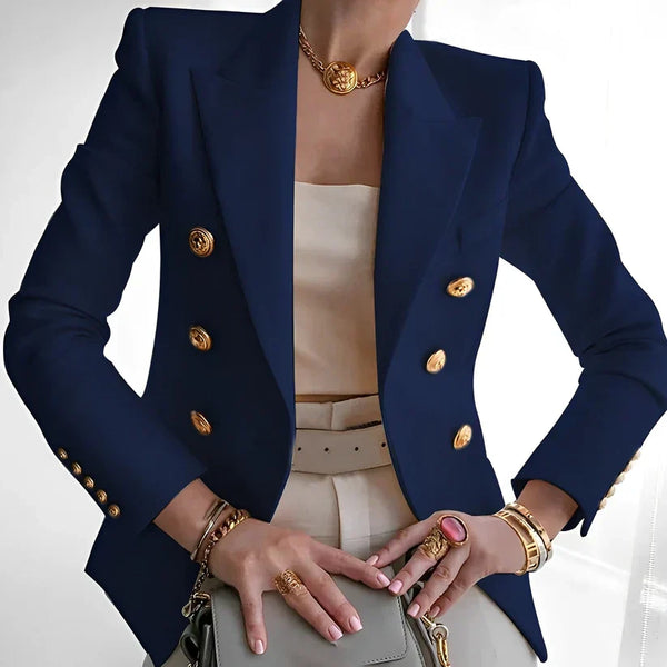 Women's Tailored Double-Breasted Blazer