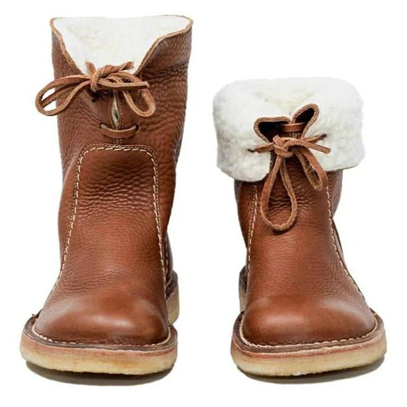 Women's Faux Fur Winter Ankle Boots