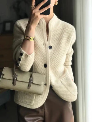 Elegant Button-Front Cardigan