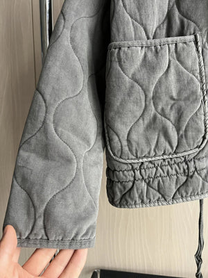 Quilted Zip-Up Casual Padded Jacket for Women