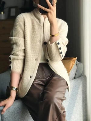 Elegant Button-Front Cardigan