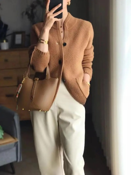 Elegant Button-Front Cardigan