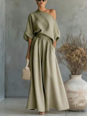 Women’s Elegant Off-Shoulder Maxi Dress