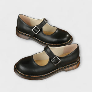 Women’s Buckle Strap Vintage Mary Jane Shoes