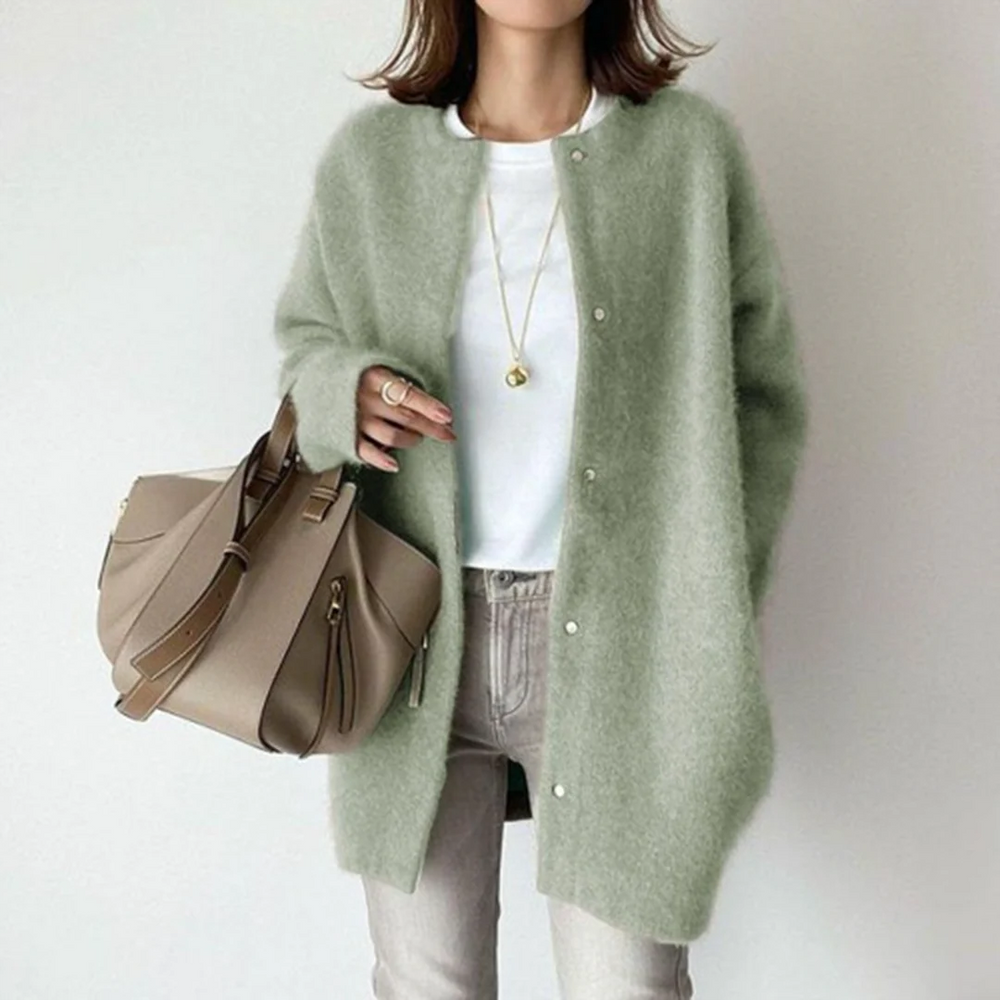 Comfortable Long Cardigan Relaxed-Fit