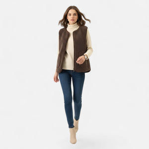 Luxurious Women’s Cashmere-Blend Plush Vest