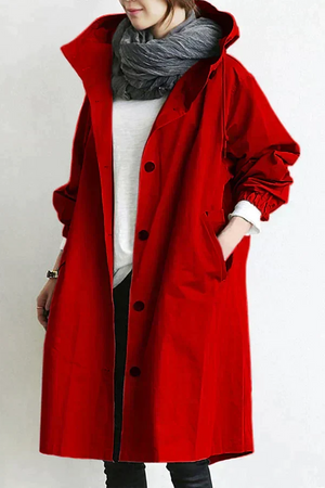 Women’s Oversized Hooded Longline Coat