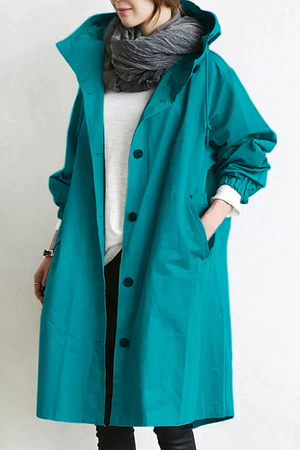 Women’s Oversized Hooded Longline Coat