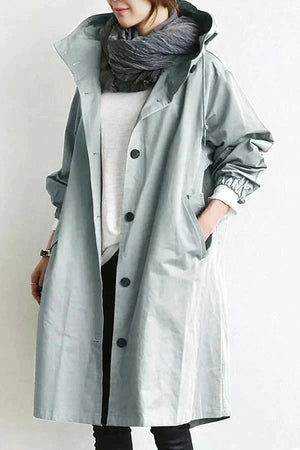 Women’s Oversized Hooded Longline Coat
