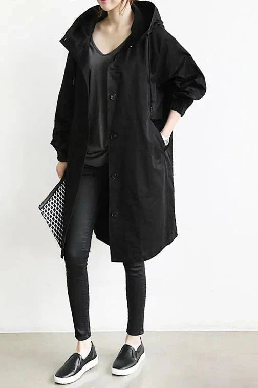 Women’s Oversized Hooded Longline Coat