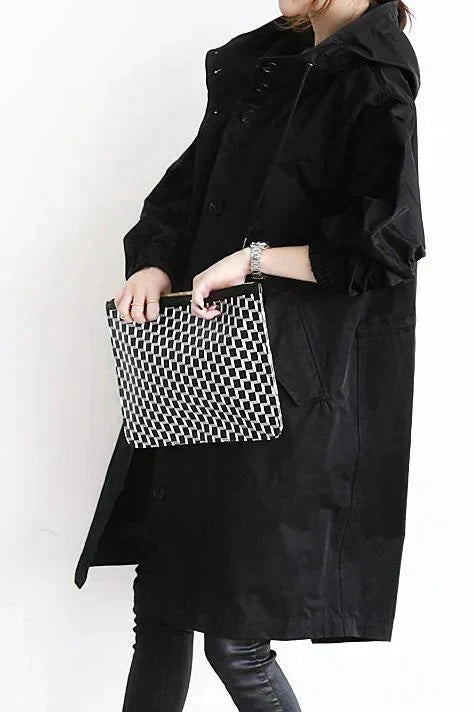 Women’s Oversized Hooded Longline Coat