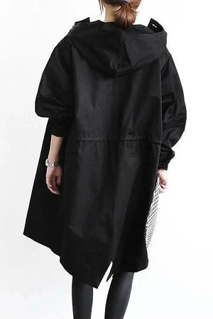 Women’s Oversized Hooded Longline Coat