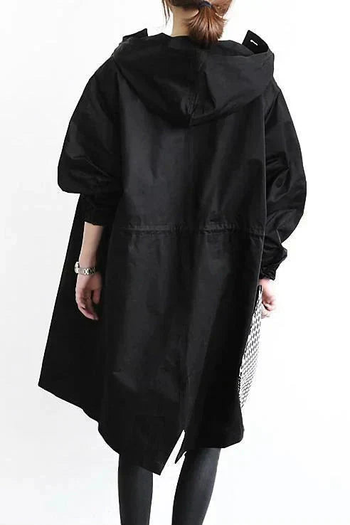 Women’s Oversized Hooded Longline Coat