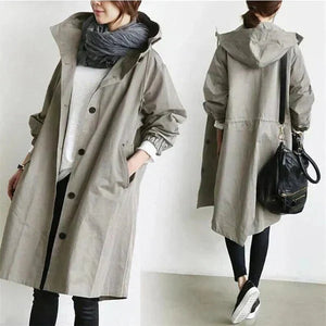 Women’s Oversized Hooded Longline Coat