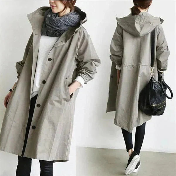 Women’s Oversized Hooded Longline Coat