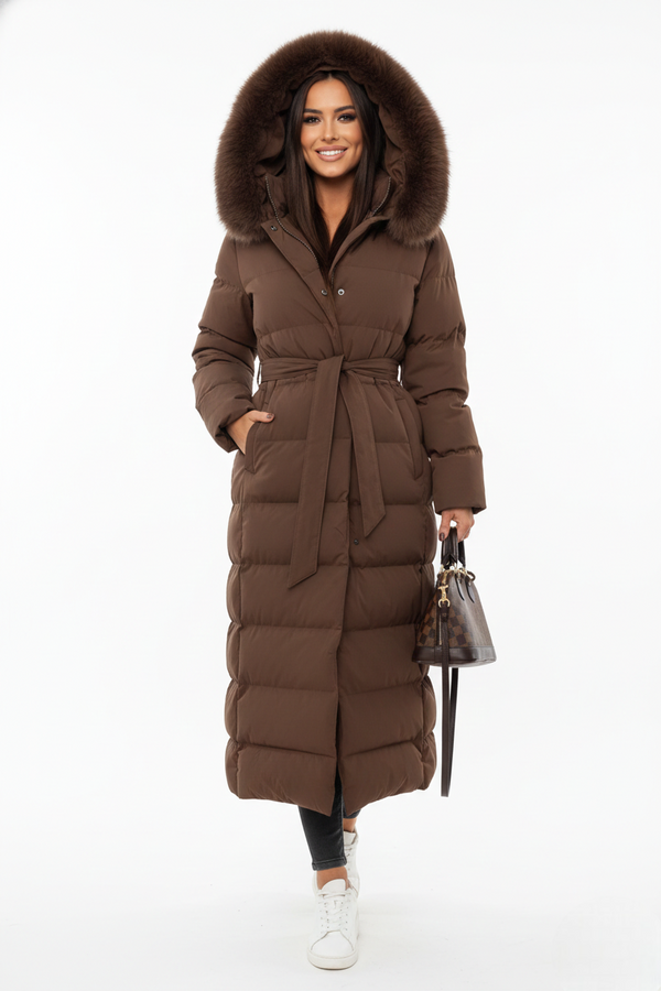 Women’s Long Hooded Puffer Winter Coat