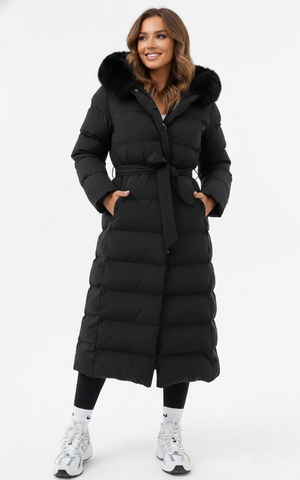 Women’s Long Hooded Puffer Winter Coat